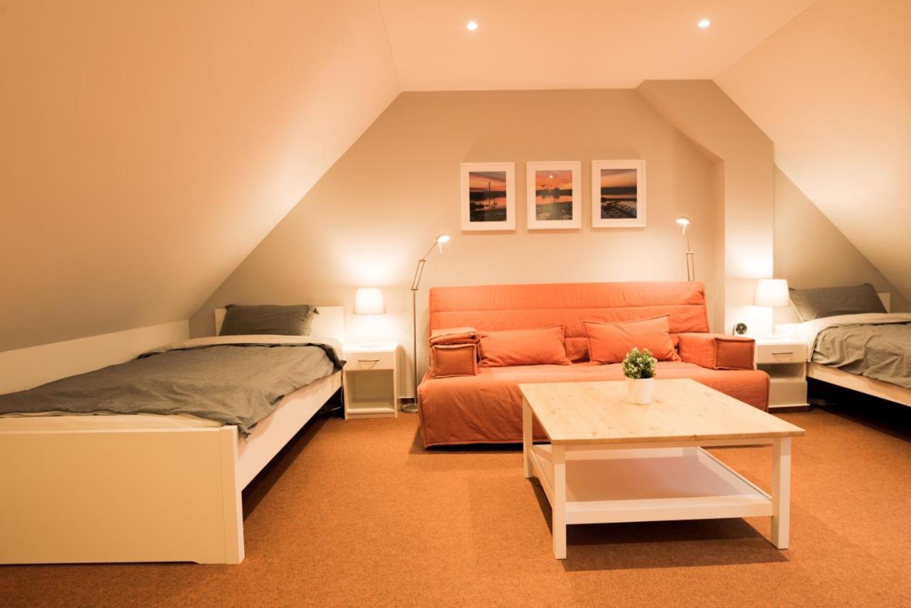 Fewo1846 - Baltic Lodge - Komfortable Maisonettewohnung Mit 3 Schlafzimmern, Balkon Und Blick Auf Die Marina Sonwik Flensburg Ngoại thất bức ảnh