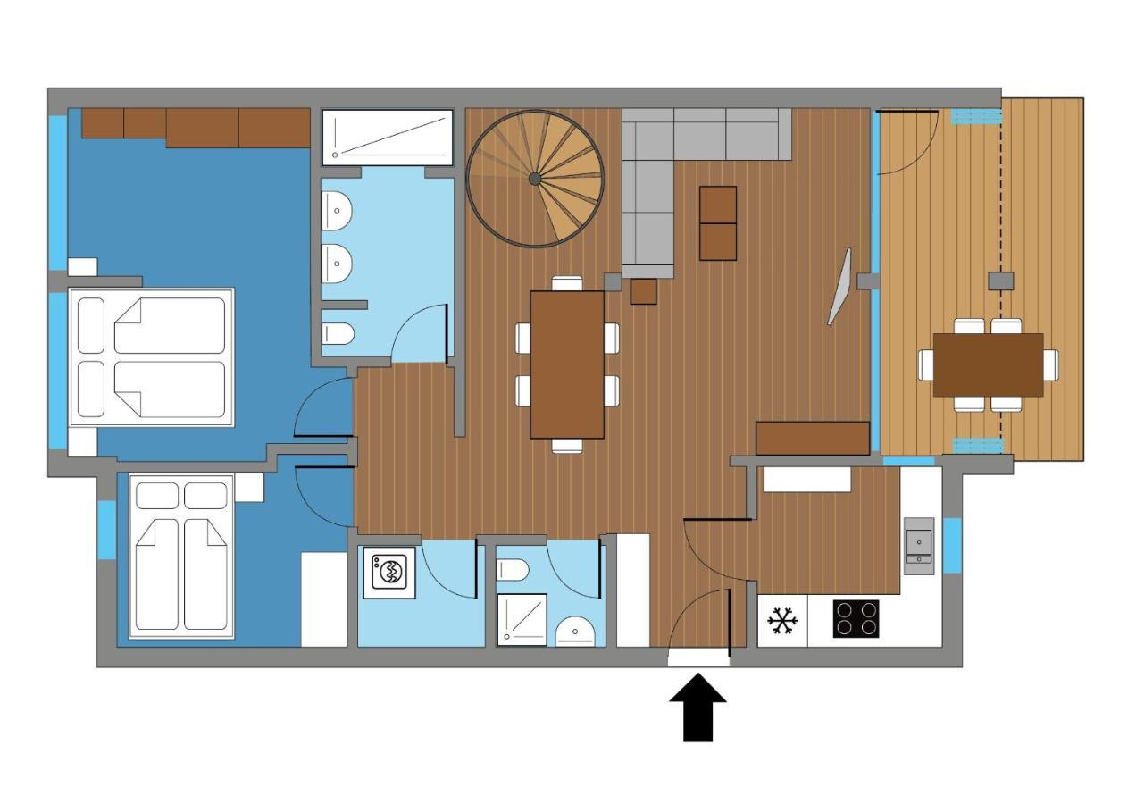 Fewo1846 - Baltic Lodge - Komfortable Maisonettewohnung Mit 3 Schlafzimmern, Balkon Und Blick Auf Die Marina Sonwik Flensburg Ngoại thất bức ảnh